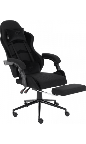 Кресло геймерское GT Racer X-2324 Fabric Black Suede | Зображення 5