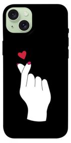 Чохол з картинкою Серце в руці для Apple iPhone 15 Plus (6.7")
