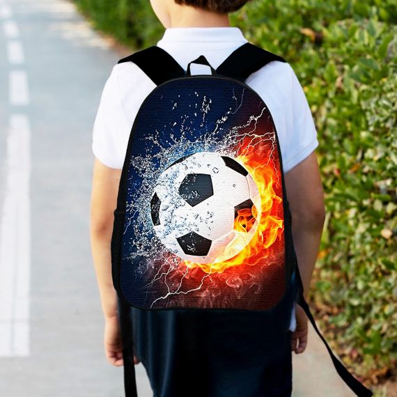 Рюкзак дитячий для футболіста 34х27см, міський ранець для хлопчика футбол (00458)