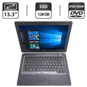 Ноутбук Dell Latitude E6330 / 13.3" (1366x768) TN / Intel Core i7-3520M (2 (4) ядра по 2.9 - 3.6 GHz) / 8 GB DDR3 / 128 GB SSD / Intel HD Graphics 4000 / WebCam / DVD-ROM б/в