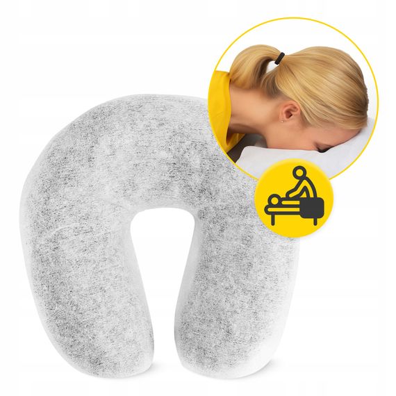 Накладка на підголівник масажного столу 4FIZJO одноразова, набір 50 шт White (P-5905973406840) | Зображення 4