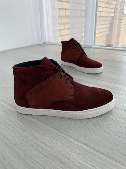 Бордове зимове взуття 43 розмір | Зображення 5
