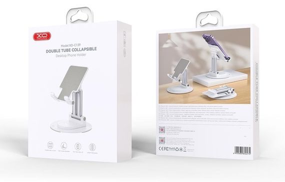 Універсальна підставка для телефону XO C139 White | Зображення 4