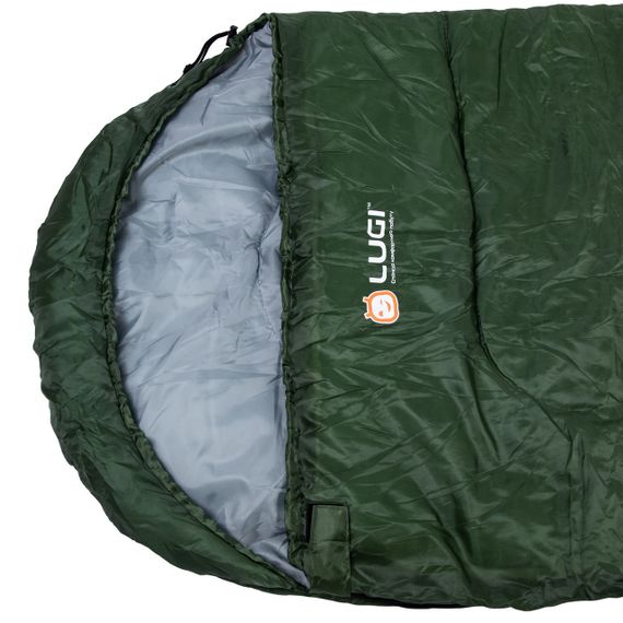 Спальний мішок водонепроникний з капюшоном, хакі | Зображення 4