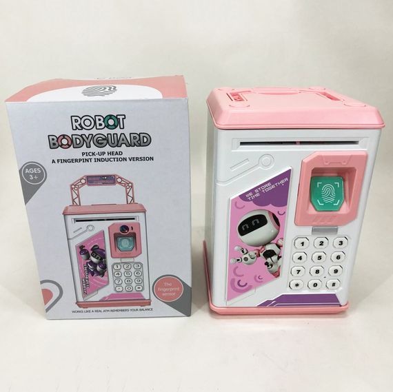 Интерактивная электронная копилка сейф, Копилка с кодовым замком для детей, Детский сейф с замком WB-65 | Зображення 3