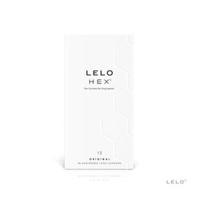 Презервативи LELO HEX Condoms Original 12 Pack, тонкі та суперміцні sexstyle