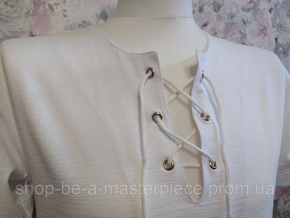 Сорочка — футболка чоловіча трикотажна білий 44 | Зображення 1