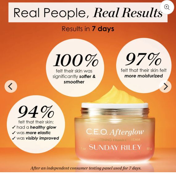 Крем для обличчя Sunday Riley C.E.O. Afterglow Brightening Vvitamin C gel cream, 15 мл | Зображення 1