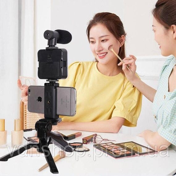 Світлодіодне кільце для якісної зйомки 4в1, Led лампа ring light, Світлодіодне кільце для селфі зйомки MI-97 | Зображення 5