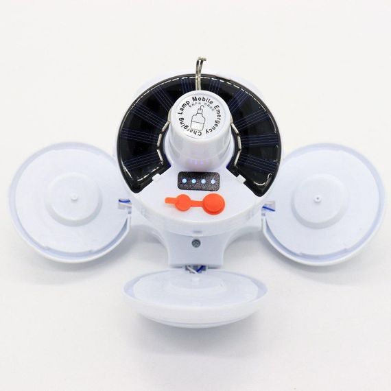 Лампа підвісна на сонячній батареї BL 2029, з USB, 14х12см / Ліхтар для кемпінгу з гачком / Складний акумуляторний світильник | Зображення 6