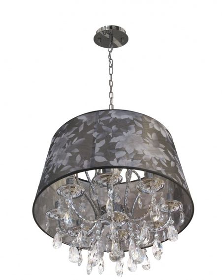 Люстра подвесная с абажуром E27 40W CH (BR-01 243S/8)