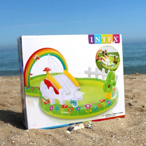 Дитячий надувний ігровий центр Intex 57154 Мій сад 290х180х104 см | Зображення 1