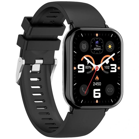 Смарт-годинник WiWU SW09 Smart sports watch (call version) Black | Зображення 3
