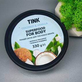 Скраб для тела пенный Tink Кокос-Ваниль 330 грамм