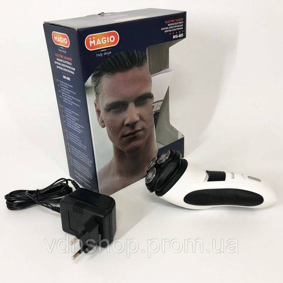 Електрична бритва для стрижки з вологозахистом MAGIO MG-685, Акумуляторна бритва для гоління голови BM-68 | Зображення 9
