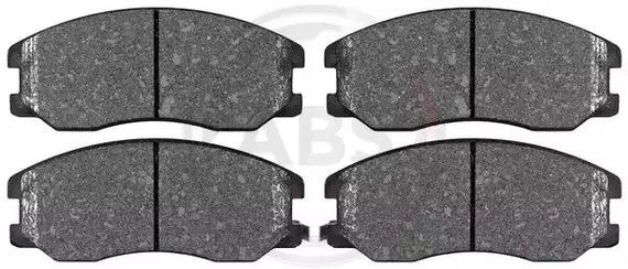 Колодки передні гальмівні Chevrolet Captiva 06-(akebono), ABS (37582) | Зображення 1