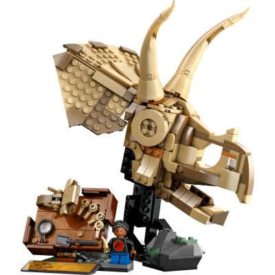 Конструктор LEGO Jurassic World Окаменелости динозавров: череп трицератопса (76969) | Зображення 1
