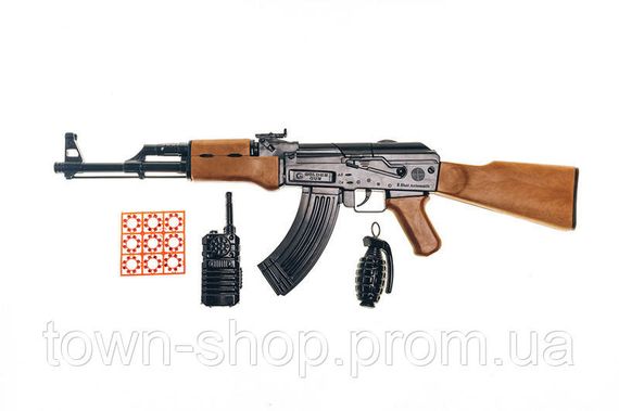 Игрушечный автомат "АК-47" с пистонами и аксессуарами Golden Gun 251 | Зображення 2