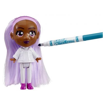 Набір для творчості Crayola Colour n Style Стильні дівчата Віолетта (918939.005) | Зображення 4