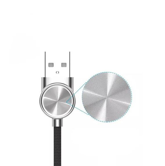 USB кабель Kaku KSC-127 USB - Micro USB 1.2m Fast charging 3.2A - Black | Зображення 1