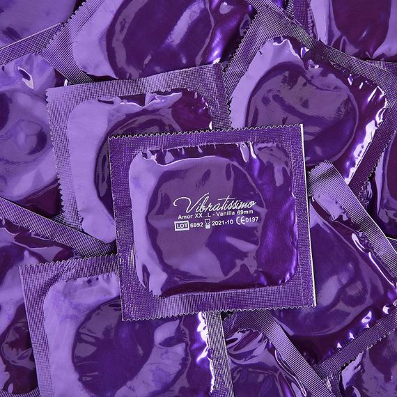 Презервативи - Vibratissimo XX ... L Vanilla, 69 мм, 18 шт. Sex Aura | Зображення 2