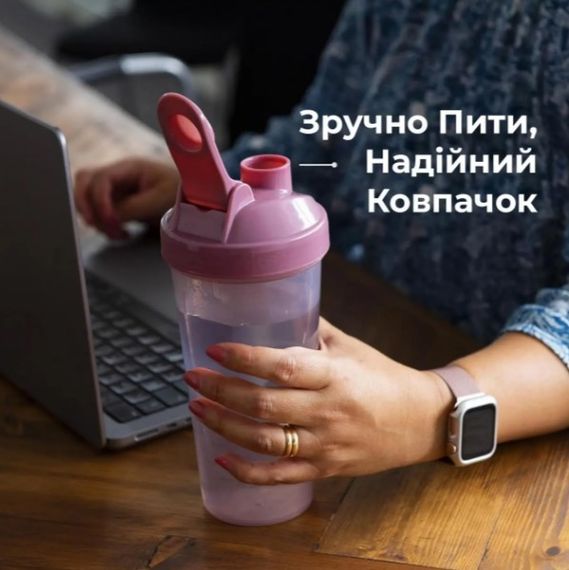 Шейкер спортивний SmartShake Lite 800 мл DC Batman (10780501) | Зображення 6