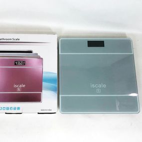 Ваги для підлоги електронні iScale 2017D 180кг (0,1кг), з температурою. Колір: білий