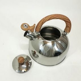 Чайник Unique со свистком UN-5302 2,5л. QI-203 Цвет: коричневый