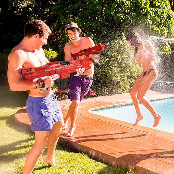 Водяной пистолет детский Combat Water Gun • Аккумуляторный водный бластер с автоматическим набором воды для летних игр | Зображення 4