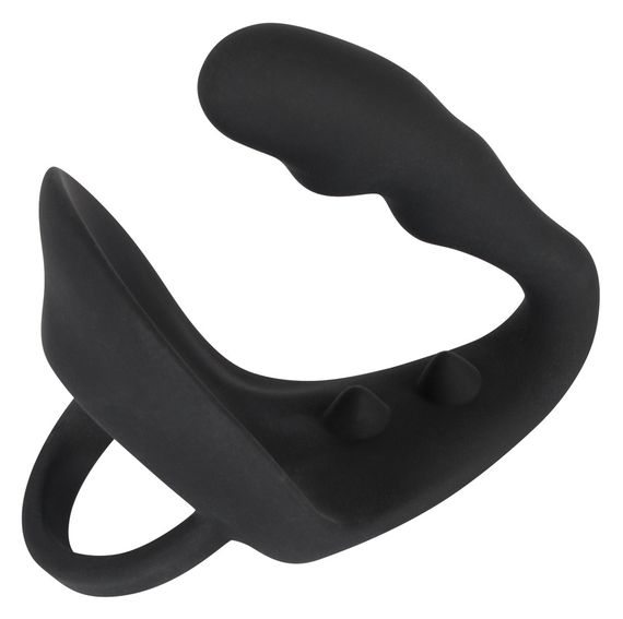 Анальна пробка з ерекційним кільцем - Black Velvets Ring & Plug | Зображення 7