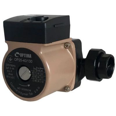 Циркуляционный насос Optima OP25-40-130, G 1 1/4", 10 бар, 130мм, 71Вт, 230В (8365) | Зображення 4