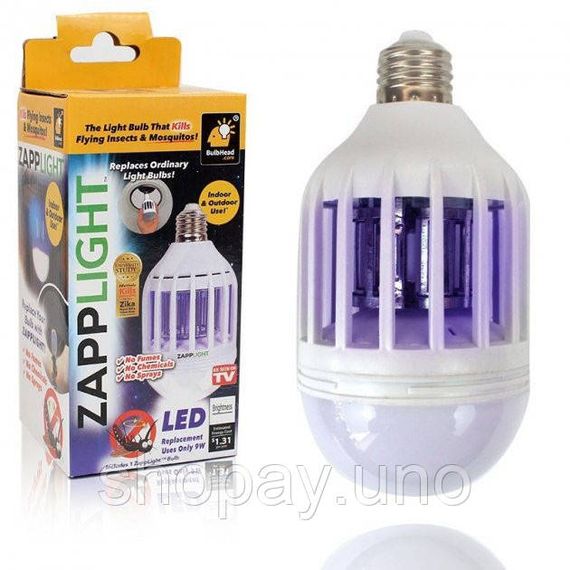 Світлодіодна лампа для комах Zapp Light, електрична пастка для комах, протимоскітна лампа від комарів YM-61 | Зображення 2