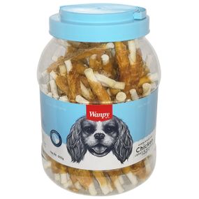 Лакомство для собак Wanpy Chicken Jerky & Rawhide Twists с курицей 800 гр