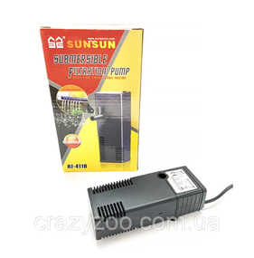 Внутрішній фільтр для акваріума SunSun HJ-411B 2 Вт 300 л/год до 50 л