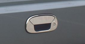 Накладка на ручку багажника (нерж.) Carmos - Турецька сталь для Fiat Doblo II 2005-2010 рр