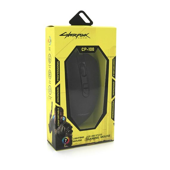 Мышь ведущая Cyberpunk CP-100,RGB | Зображення 1