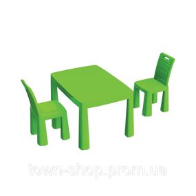 Детский пластиковый Стол и 2 стула 04680/2