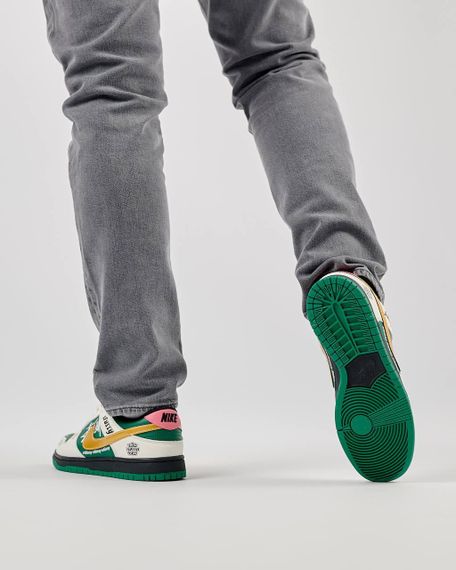 Кросівки чоловічі SB Dunk Low x Stussy 572 Green Beig , В'єтнам 44 28.0 см | Зображення 4
