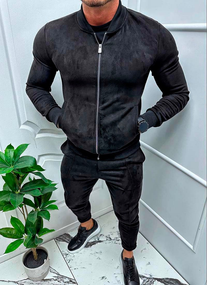 Штани замш чорний S