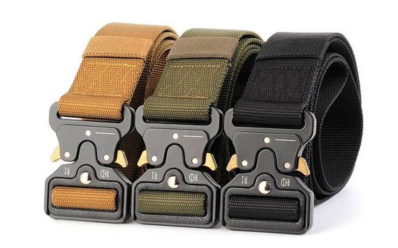 Ремінь тактичний Tactical Belt 125х3,8 см Олива | Зображення 1