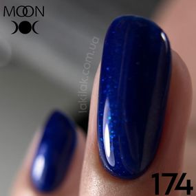 Гель-лак Moon Full №174 сапфір 8мл
