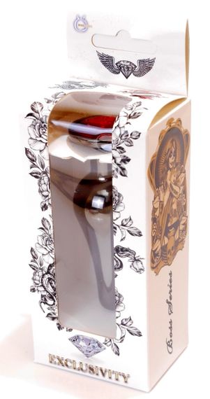 Анальний затор Boss Series - Jewellery Dark Silver BUTT PLUG Red, BS6400055 Sex Aura | Зображення 7