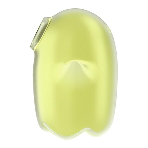 Вакуумний кліторальний стимулятор з вібрацією Satisfyer Glowing Ghost Yellow, світиться в темряві Sex Aura | Зображення 2
