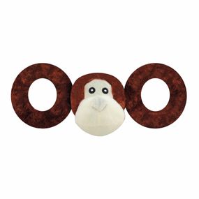 Іграшка для собак Jolly Pet Tug-a-Mal Мавпа, 10 см