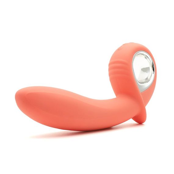 Анальний вібратор KisToy Klein Orange з кінчиком, що надувається, unisex, діаметр 3,5-5 см | Зображення 2