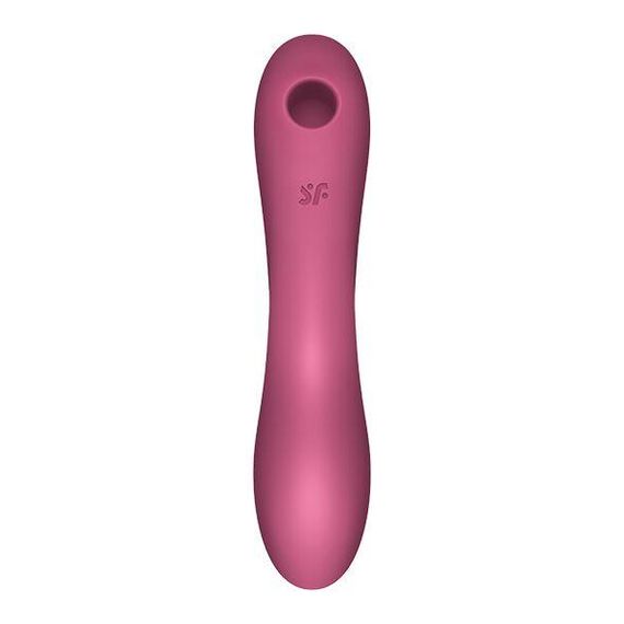 Вакуумний стимулятор із вібрацією Satisfyer Curvy Trinity 3 Red | Зображення 2