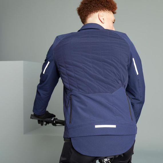 Куртка чоловіча EXPL 500 для велоспорту зимова синя - 3XL | Зображення 6