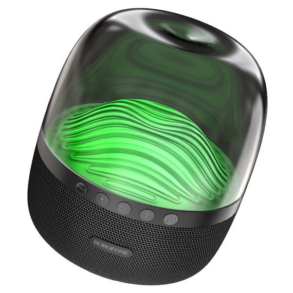 Bluetooth Колонка Borofone BP8 Glazed colorful luminous Чорний | Зображення 7