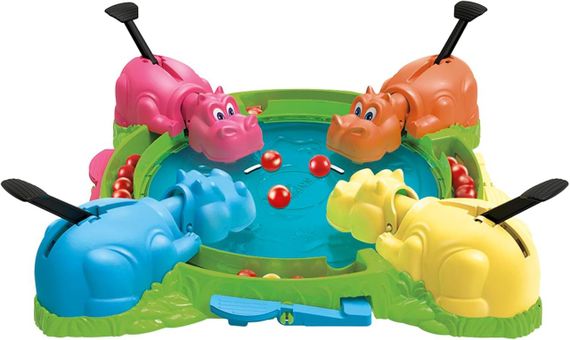 Настільна гра Голодні бегемотики Оригінал Hasbro Gaming Hungry Hungry Hippos | Зображення 1