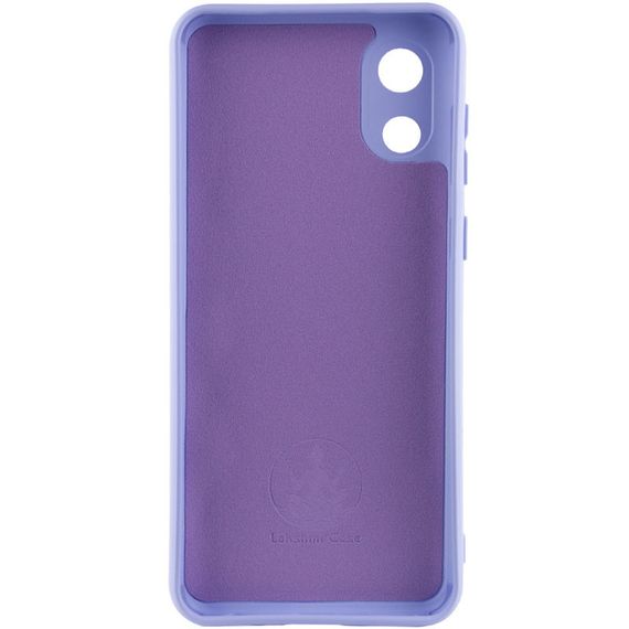 Чехол Silicone Cover Lakshmi Full Camera (A) для Samsung Galaxy A03 Core Сиреневый / Dasheen | Зображення 1